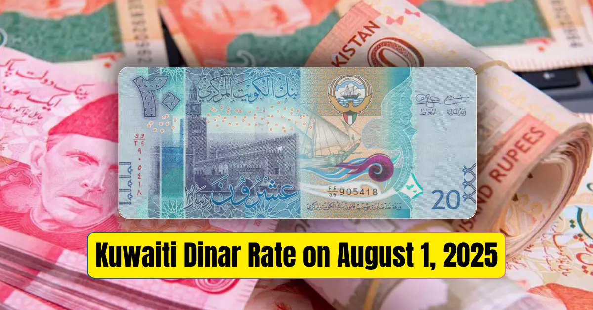 Kuwaiti Dinar Rate on August 1, 2025