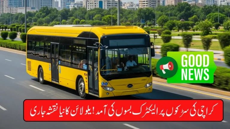 Karachi BRT Yellow Line Routes Announced: Electric Buses to Boost Green Transit