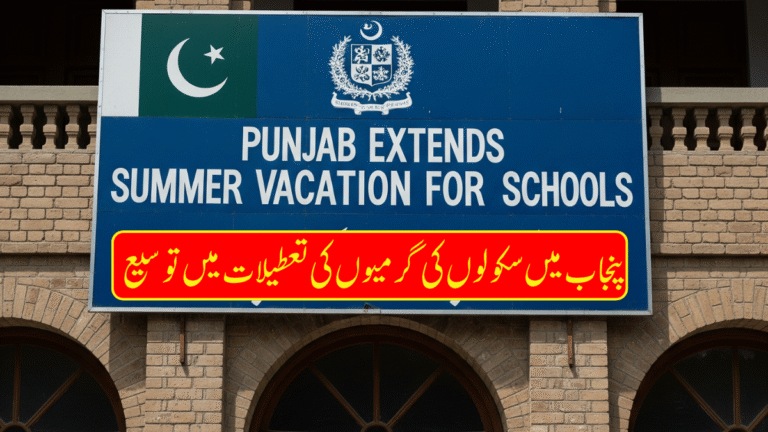 Punjab Extends Summer Vacation for Schools